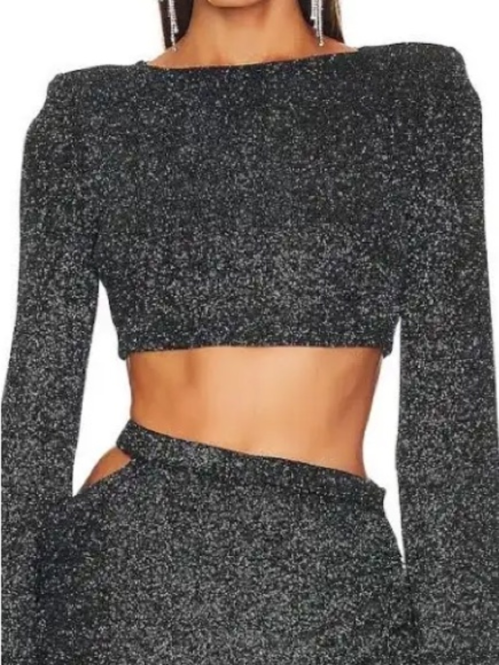 Michael Costello x REVOLVE Yolanda Crop Top in Green